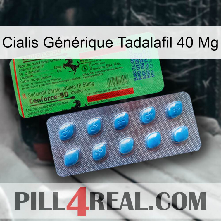 Cialis Générique Tadalafil 40 Mg new03